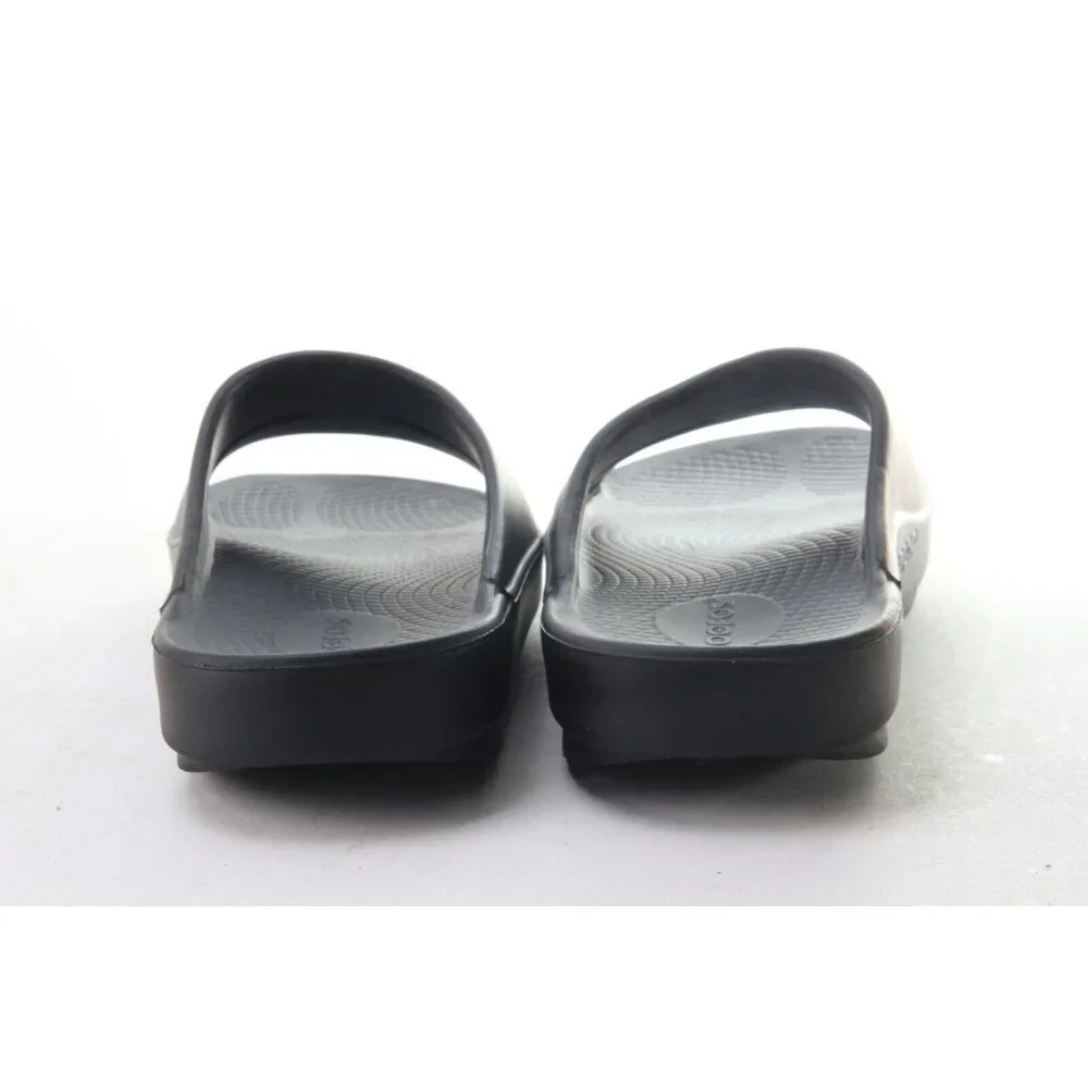 Oofos OOAHH Sandals Unisex Recovery Slide Shoes Black Unisex Women's Sz 9 - Picture 7 of 12